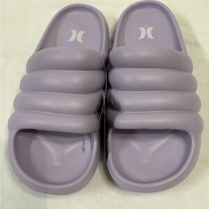 Hurley Lavender Lily Slide Sandals